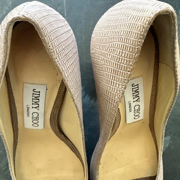 Jimmy Choo Crown Peeptoe Platform Pump, Tan/Cream/Nude, 35 - Picture 2 of 14